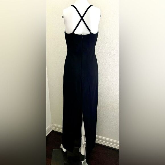 ALI & JAY Step & Repeat Black Bodycon Maxi Dress with Cutout - Picture 5 of 15